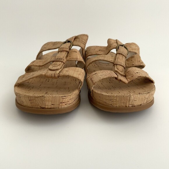 Baretraps Sandals Cella Cork Open Toe Mule Tan 11 - Picture 4 of 10
